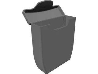 Dental Floss Case 3D Model preview