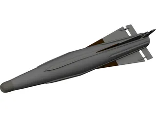 AIM-26B Falcon (Rb27) 3D Model preview