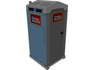 Dixy Toilet 3D Model preview