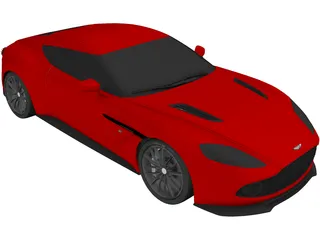 Aston Martin V12 Zagato 3D Model preview
