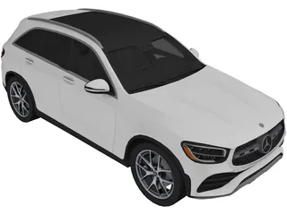 Mercedes-Benz GLC300 (2020) 3D Model preview
