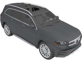 Mercedes-Benz GLS580 (2020) 3D Model preview
