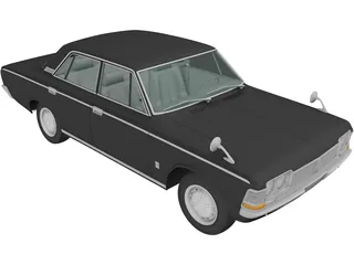 Toyota Crown (1967) 3D Model preview