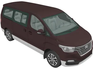 Hyundai Grand Starex (2018) 3D Model preview