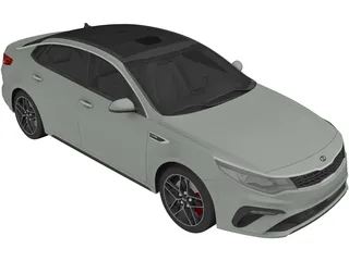 Kia Optima T-GDi (2019) 3D Model preview