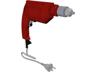Hand Drill 3D Model preview