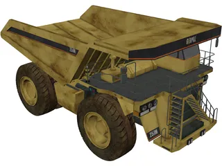 Caterpillar 257M 3D Model preview