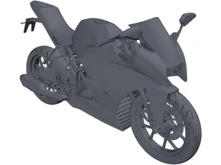 KTM RC 200 3D Model preview