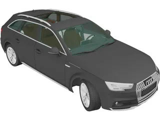 Audi A4 Allroad [B9] (2017) 3D Model preview