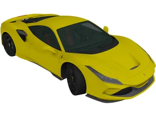 Ferrari F8 Tributo (2019) 3D Model preview