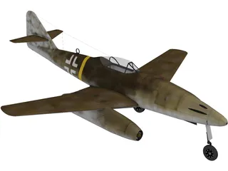 Messerschmitt ME-262 3D Model preview