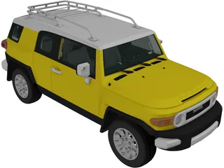 Toyota FJ Cruiser (2010) 3D Model preview