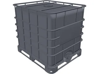 Water Tank 3D Model preview