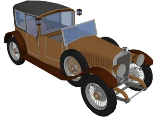 Hispano-Suiza 3D Model preview