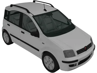 Fiat Panda (2011) 3D Model preview