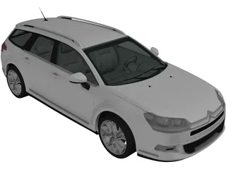 Citroen C5 Tourer (2011) 3D Model preview