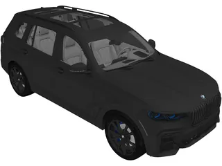 BMW X7 (2019) 3D Model preview