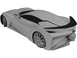 Infiniti Vision Gran Turismo Concept (2014) 3D Model preview