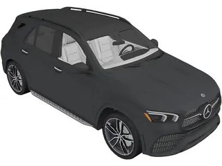 Mercedes-Benz GLE580 (2020) 3D Model preview