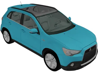Mitsubishi ASX (2010) 3D Model preview