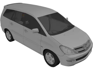Toyota Innova (2010) 3D Model preview