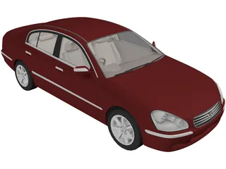 Infiniti Q45 (2002) 3D Model preview