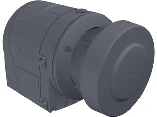 SICK LMS153 Lidar 3D Model preview