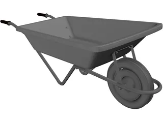 Wheelbarrow 3D Model preview