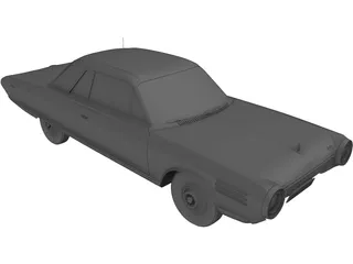 Chrysler Turbine Car (1963) 3D Model preview