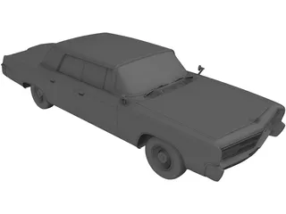 Chrysler Crown Imperial (1965) 3D Model preview