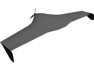 ZALA 421-04 UAV 3D Model preview