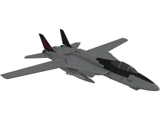 F-14B 3D Model preview