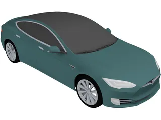 Tesla Model S (2020) 3D Model preview