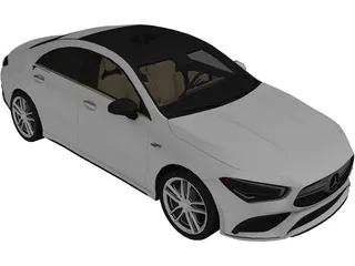 Mercedes-Benz CLA35 AMG  (2020) 3D Model preview