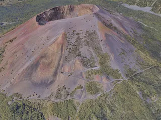 Mount Vesuvius, Naples, Italy (2020) 3D Model preview