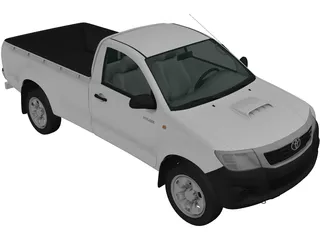 Toyota Hilux (1999) 3D Model preview