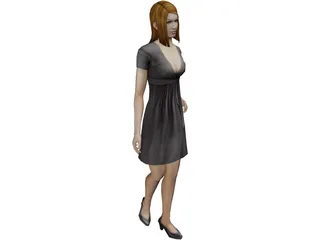 Girl 3D Model preview