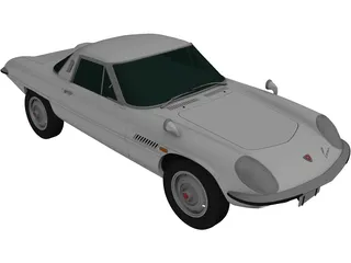 Mazda Cosmo (1967) 3D Model preview