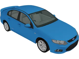 Ford Falcon XR6 (2011) 3D Model preview