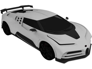 Bugatti EB110 Homage (2019) 3D Model preview