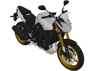 Yamaha FZ8 (2011) 3D Model preview