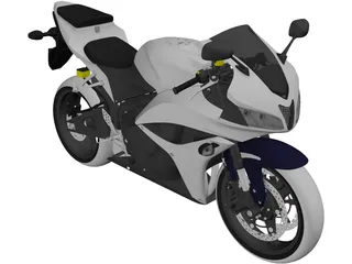 Honda CBR600RR (2009) 3D Model preview