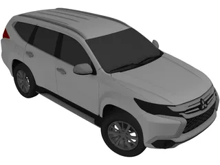 Mitsubishi Montero Sport 3D Model preview