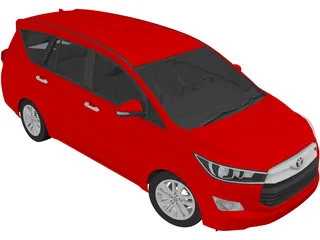 Toyota Innova (2017) 3D Model preview