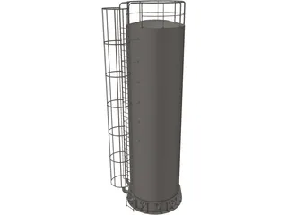 Storage Tank 3D Model preview