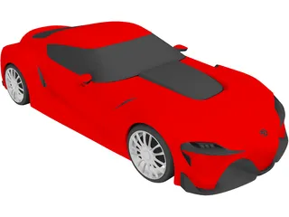 Toyota FT-1 Supra Concept (2014) 3D Model preview