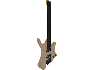 Strandberg Boden J6 Bass Guitar 3D Model preview