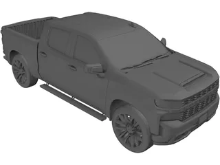 Chevrolet Silverado (2020) 3D Model preview