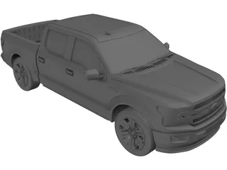 Ford F-150 (2019) 3D Model preview