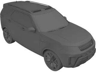 Land Rover Discovery SVR(2019) 3D Model preview